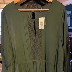 Torrid Olive Green Dress